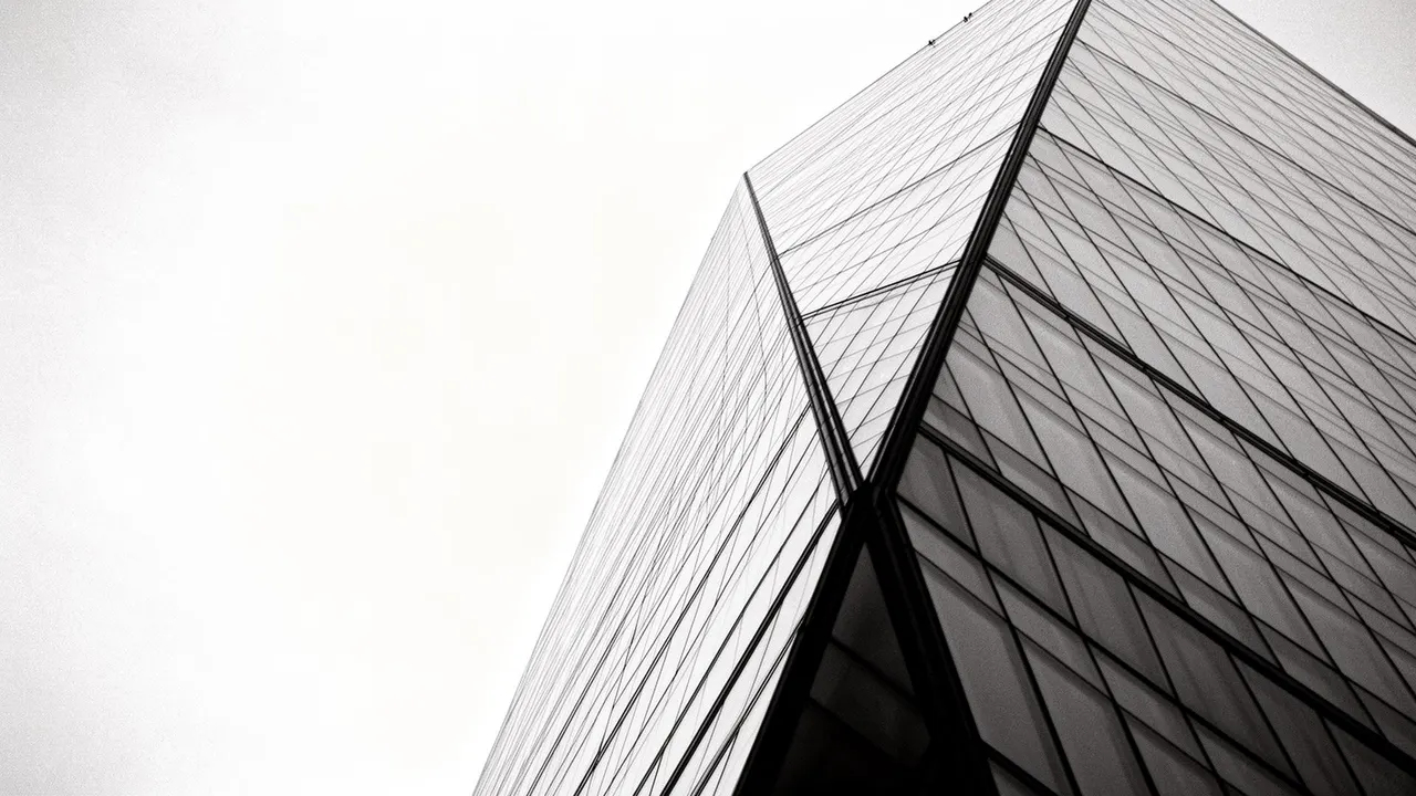 Modern glass skyscraper